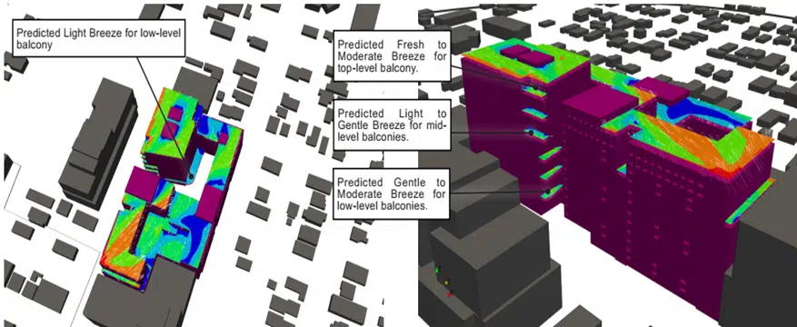 Wind Comfort Study Through Computational Fluid Dynamics