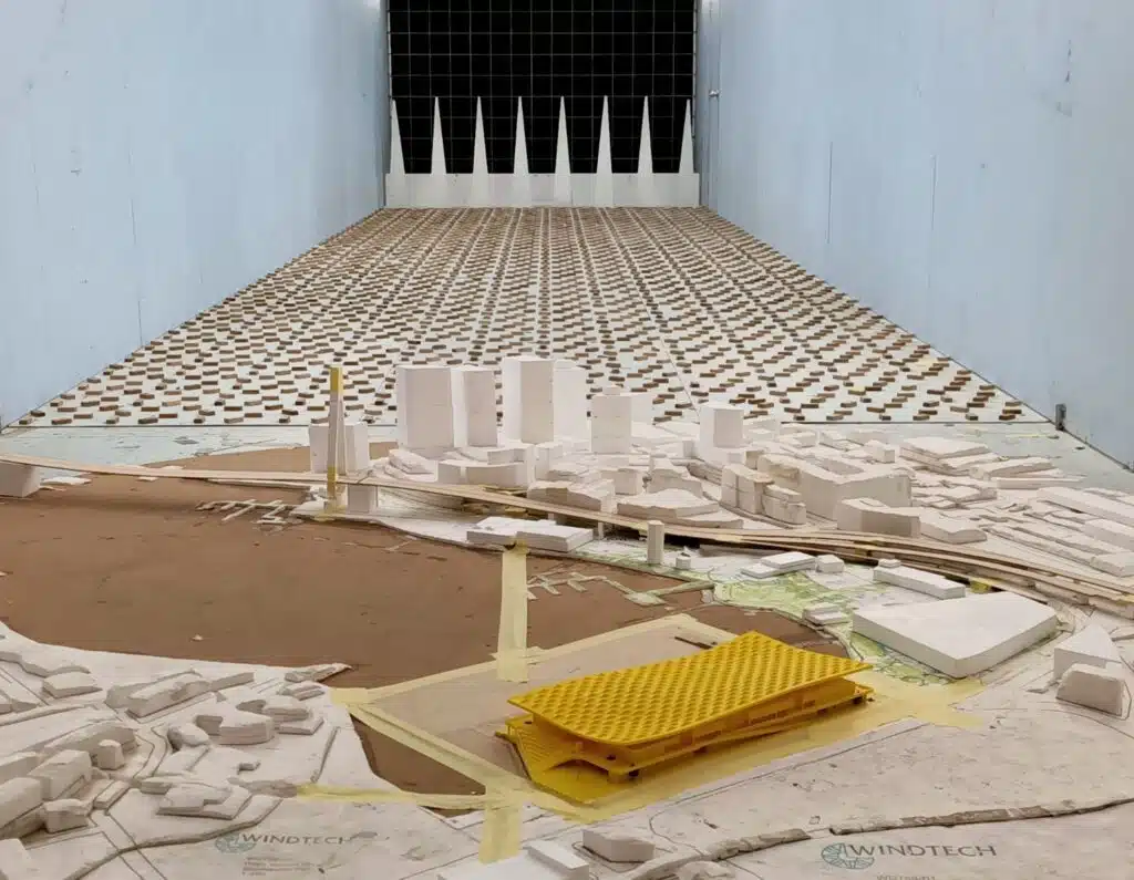 Fish Market Wind Tunnel Model.