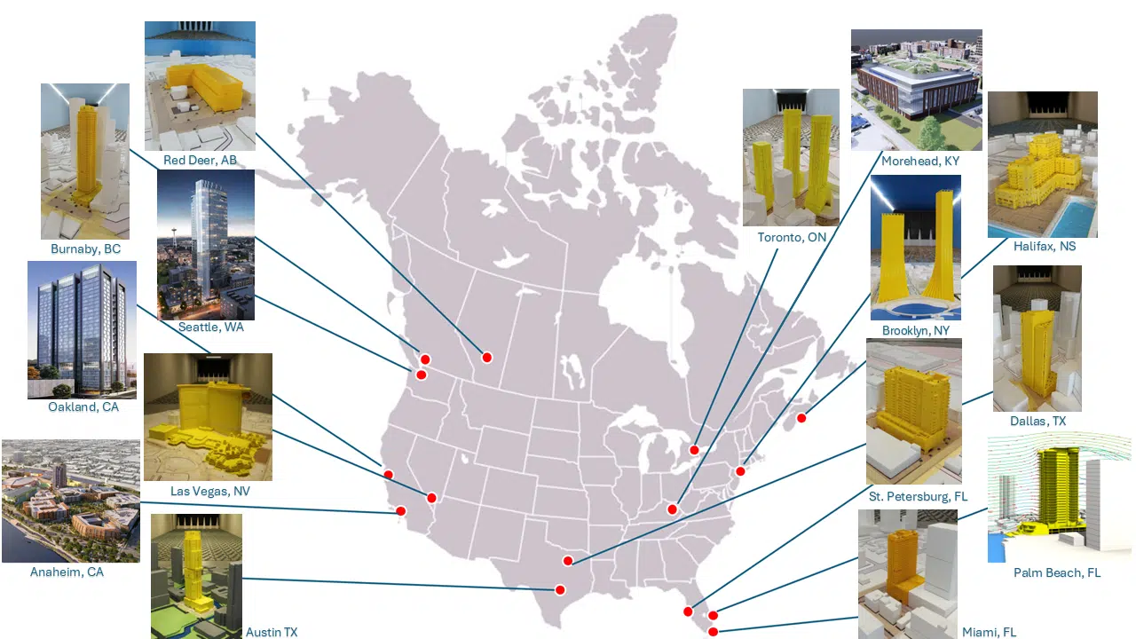 EDM-Article - North-America-Project-Cities-Map