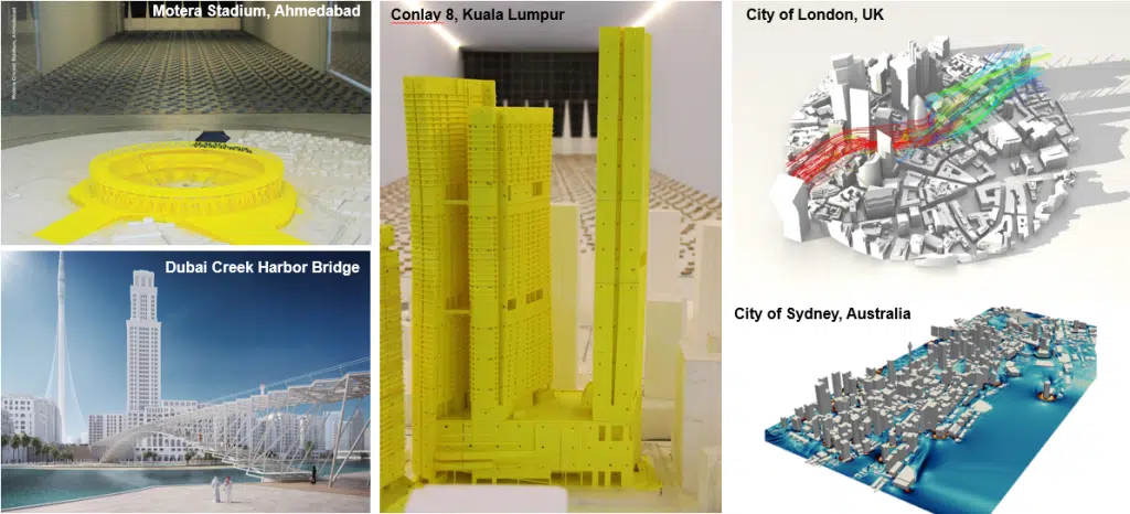 building’s aerodynamic model