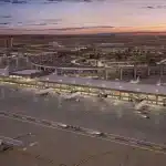 Perspective Image of Terminal F at Dallas-Fort Worth Airport